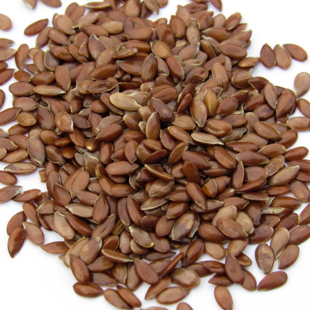 Close-up of flaxseed